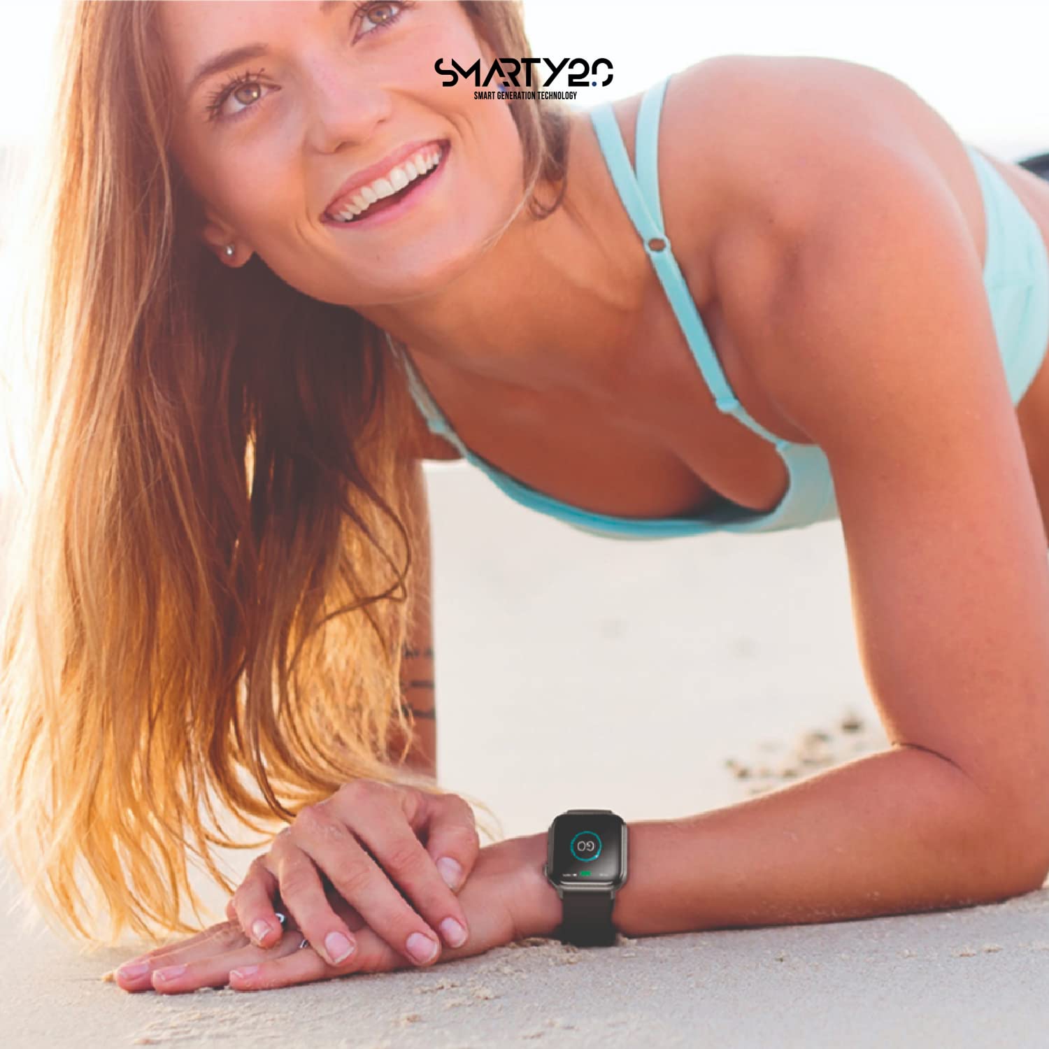 Smartwatch SW043F - Colore Verde - Chiamate Bluetooth, Assistente Vocale, 100 Modalità Sport, Resistenza all'Acqua IP68 - Cinturino in Silicone - Dimensioni 44.14 x 38.14 x 11.45 mm