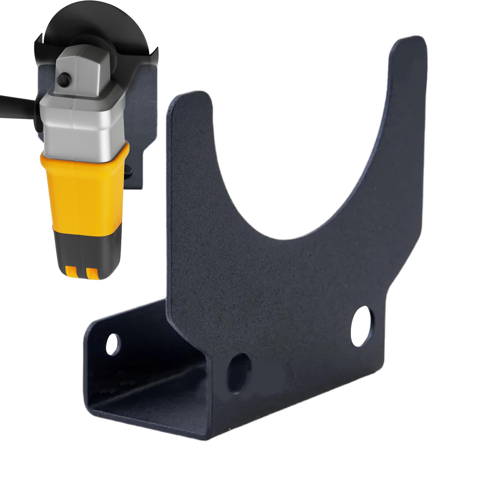 Angle Grinder Rack - Wall Mount Tool Holder Steel Organizer | Grinder Wall Mount, Polisher Storage Stand, Garage Cabinet Hanger for Home Workshop Utility Room Tool Storage Equipment Organizer — view 6