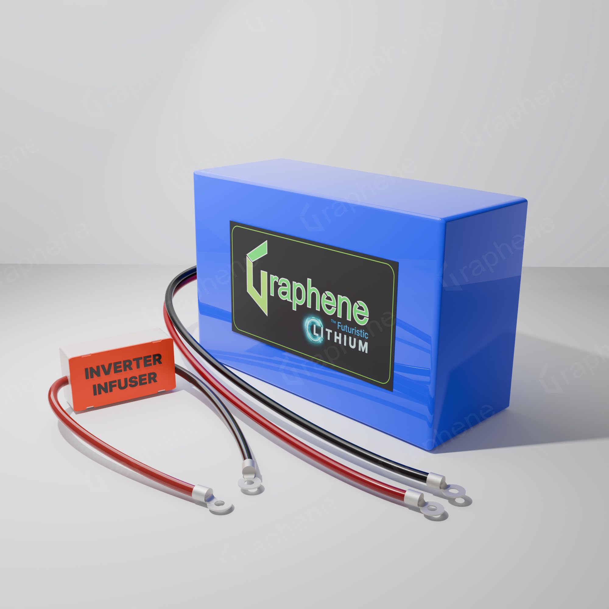 GRAPHENE Smart 12 Volt 100AH Lithium(LFP) Inverter Battery, Solar Compatible, Backup 180Ah+ Lead-Acid Battery, Long Life Upto 30 Years(4000+ Cycles), Works with Any Normal Inverter, 5+2 Years Warranty