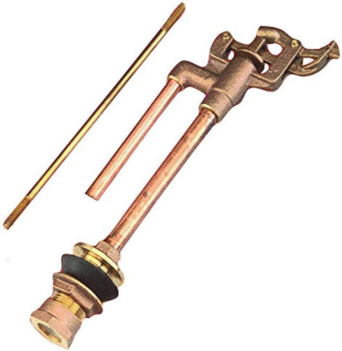 Plumb Pak PP830-12 Toilet Ballcock, For Use With 8-1/2 in or Higher Mansfield and Other Toilet Tank, Brass
