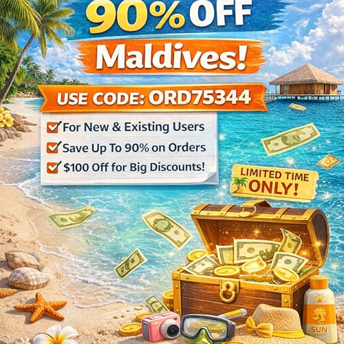 『Temu Coupon Code 90% OFF Maldives [ORD75344] For New And Existing Users』のカバーアート