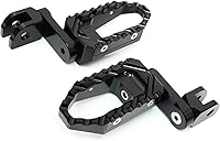 Vista 8 de MC MOTOPARTS Estriberas extendidas Black Rider Wide Touring de 0.984 in compatibles con Razor SX125 SX350 SX500