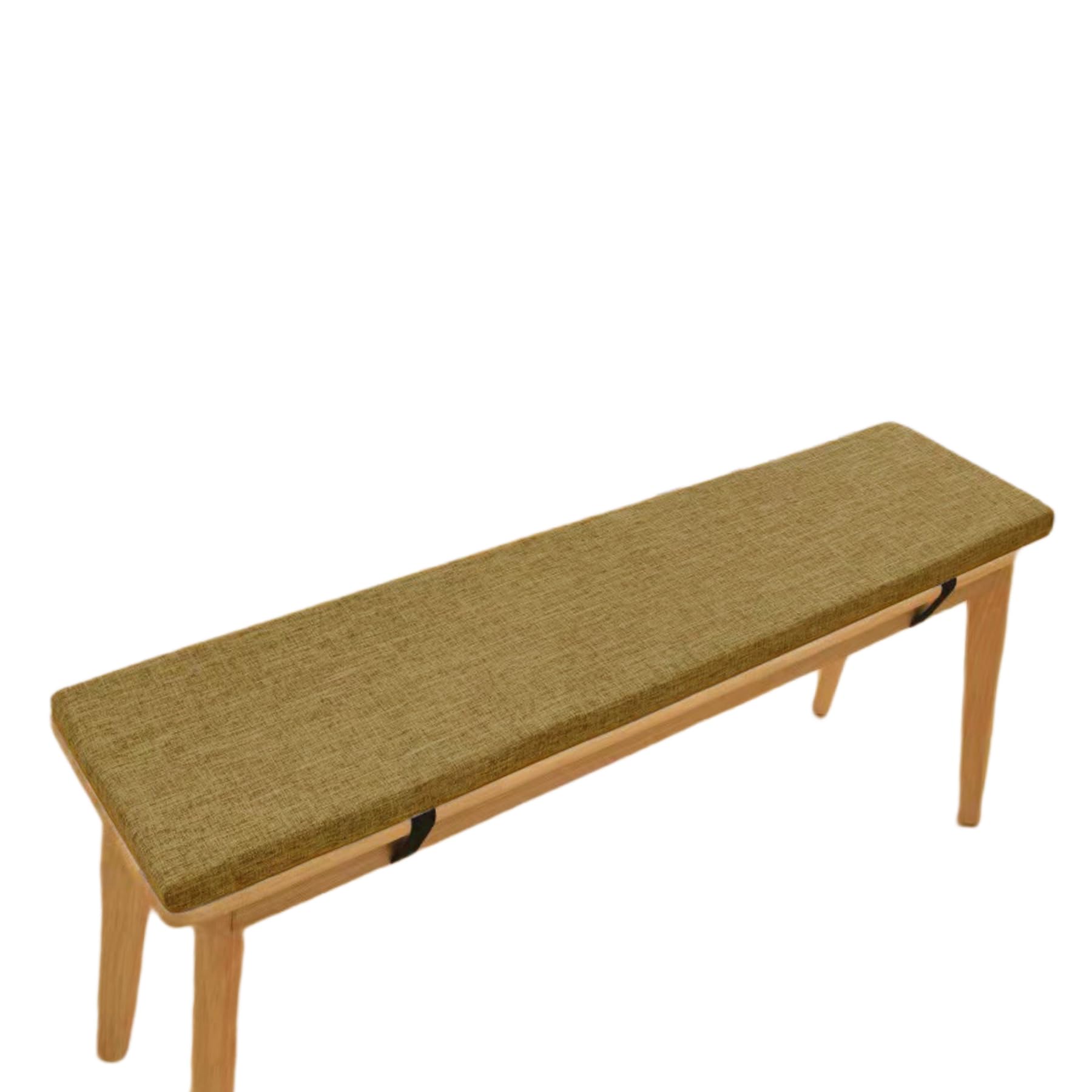 Coussin de banc 160 x 45 cm épaisseur 5 cm en mousse dense avec base antidérapante lavable