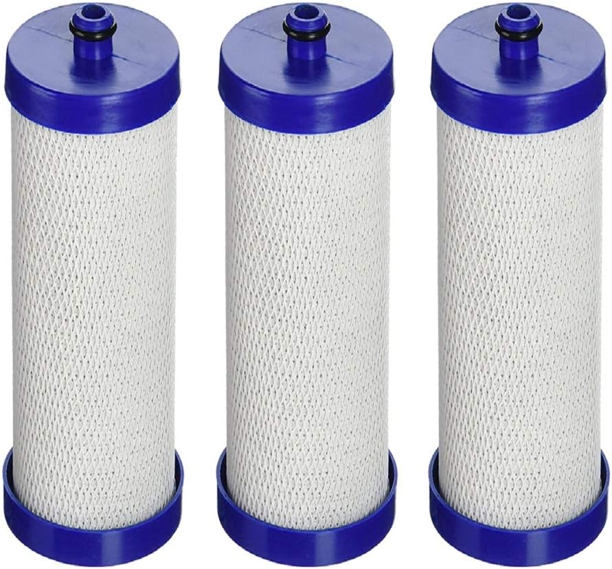 Aqua Fresh Frigidaire WF1CB Refrigerator Water Filter Compatible with Frigidaire PureSource WFCB, RG100, NGRG2000, 9910, 469906, 469910, RWF2300A (3 Pack)