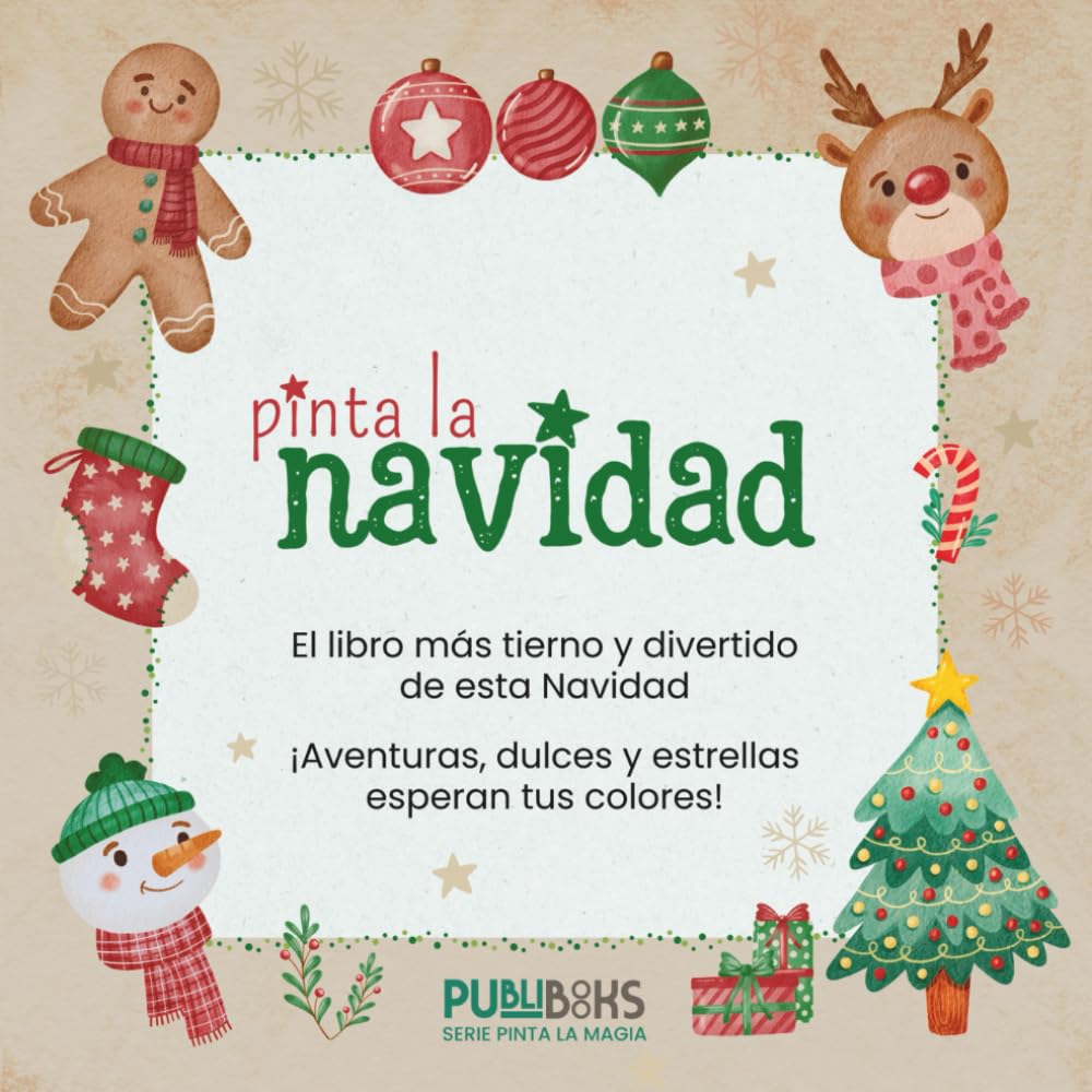 Pinta La Navidad: ¡Aventuras, dulces y estrellas esperan tus colores!
