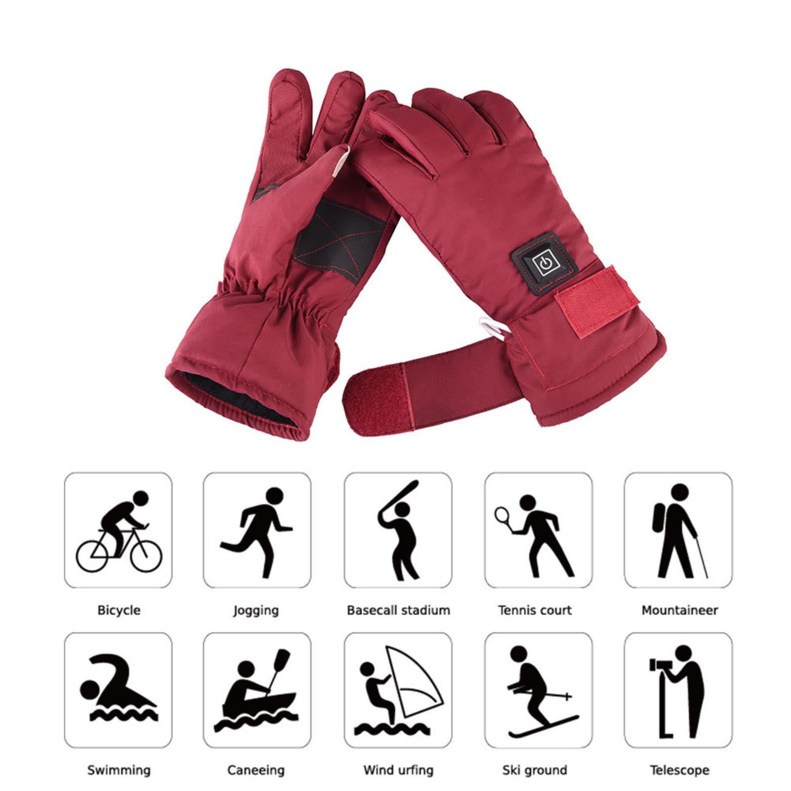 Guantes Calentadores,Guantes Calentadores Térmicos para Mujeres | Guantes de Pantalla Táctil de Pulgar, Guantes de Invierno para Mujeres, Guantes Calientes Impermeables, Guantes Calentadores para