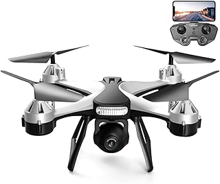 dispositivo inteligente remoto,Lianai Drone de controle remoto com câmera Quadcopter de controle remoto 4K com função Auto Hover Modo sem cabeça Estabilidade de 6 eixos