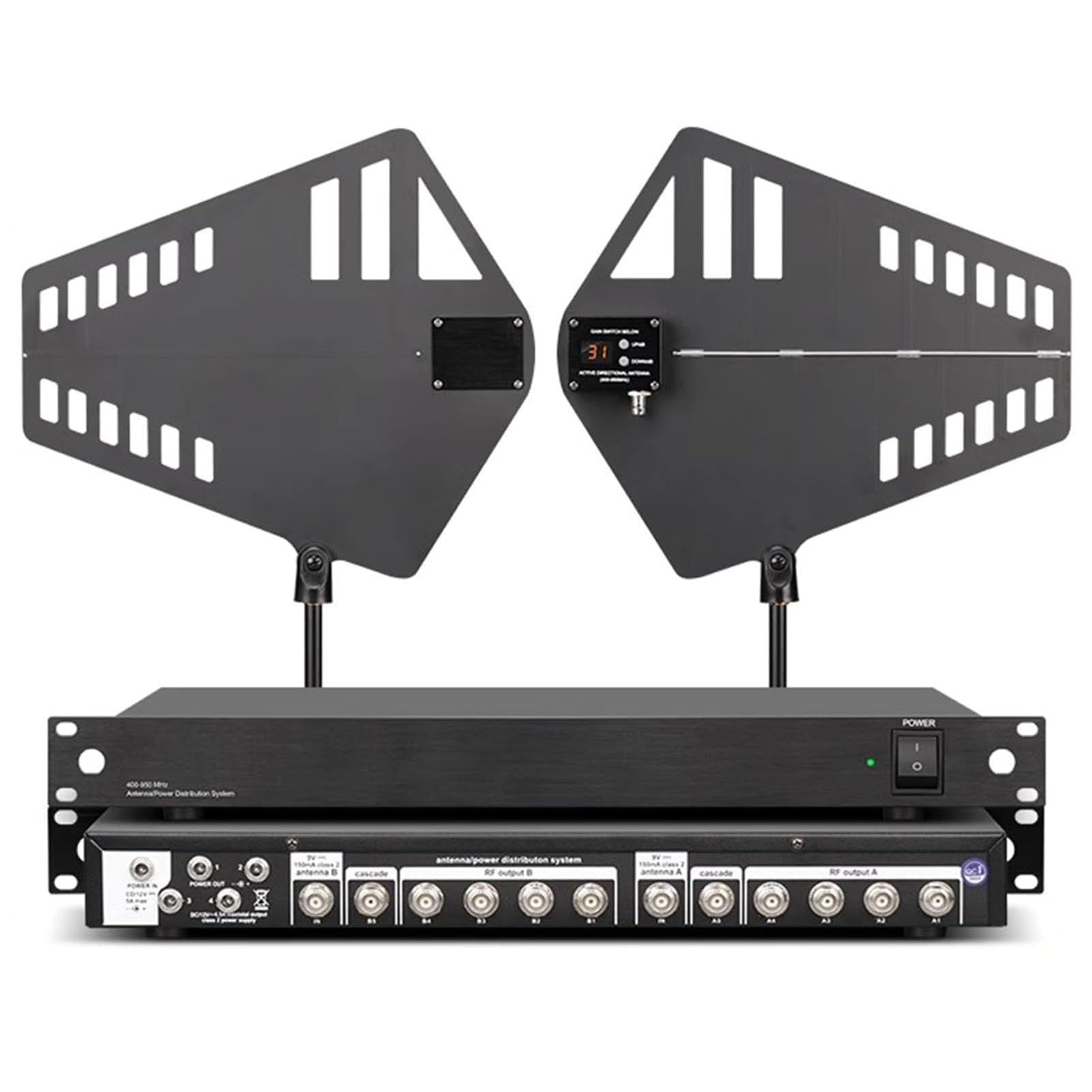 Répartiteur d'antenne UHF haute précision avec amplificateur de signal micro
