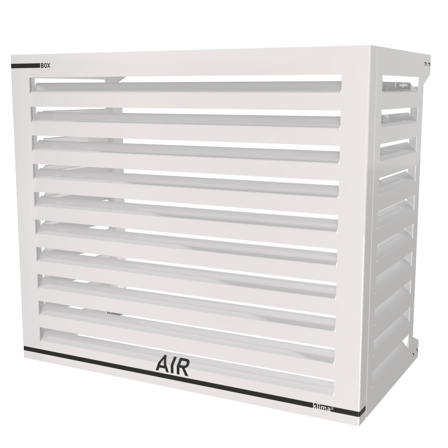 Klima Cover Clima Blade M Bianco – Copri Condizionatore Esterno in Alluminio Composito, Staffe INOX Regolabili