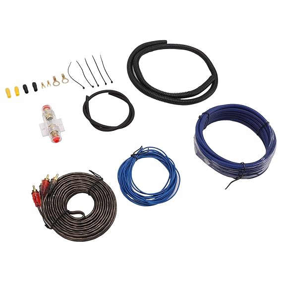 Car Amplifier Wiring Kits, Car Cable Kit High Density Ducts Complete