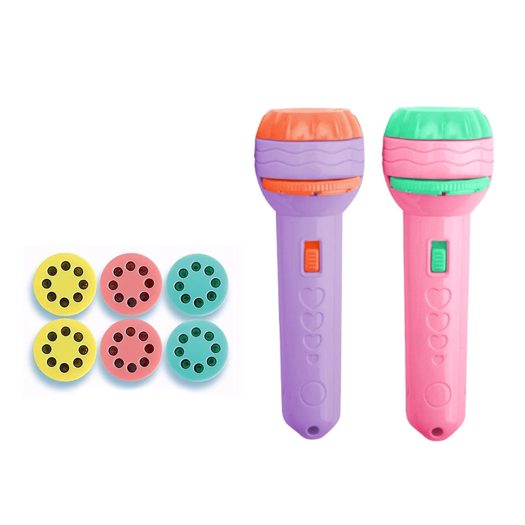 TOY DEKHO 2 PCS Set (6 Slides 48 Projections) Multicolor Flashlight & Projector Toy Ideal Torch & Projector for Kids 3+ Years (B0DB1Q2XCZ) Amazon Price History, Amazon Price Tracker