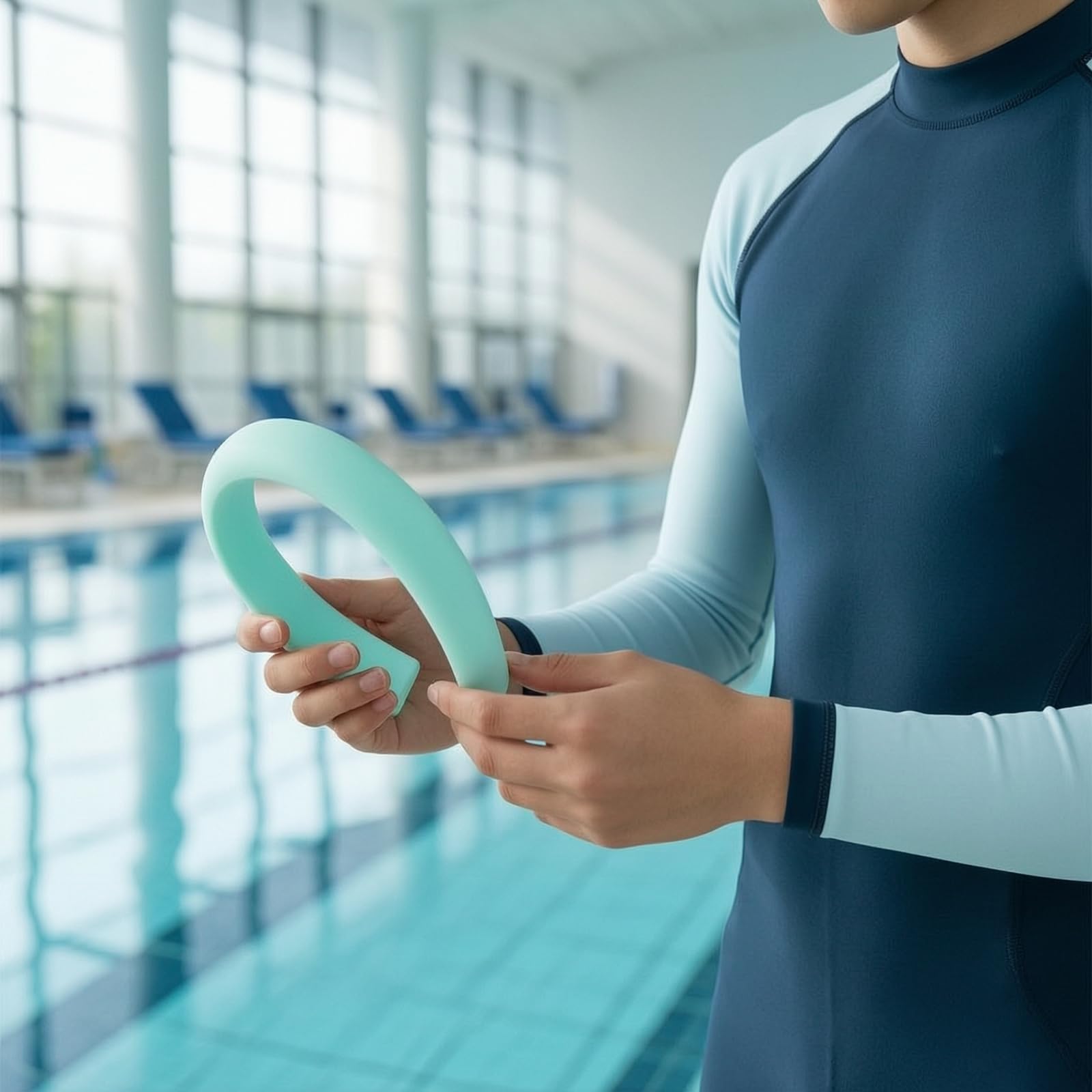 Zavorra da Allenamento Subacqueo Peso Collo per Collare Pesato Contrappeso Cintura Curvo Monopezzo in Silicone E Morbido per Comfort Senza Fibbie