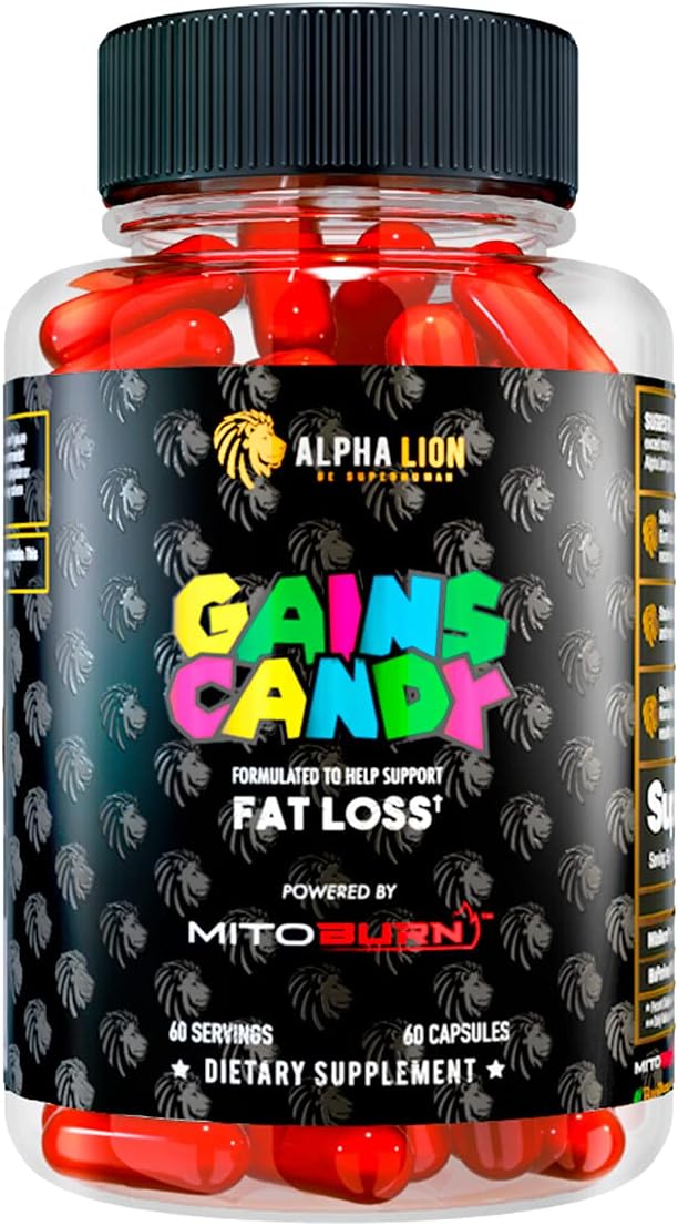 ALPHA LION Gains Candy, Supplement Pills That Support