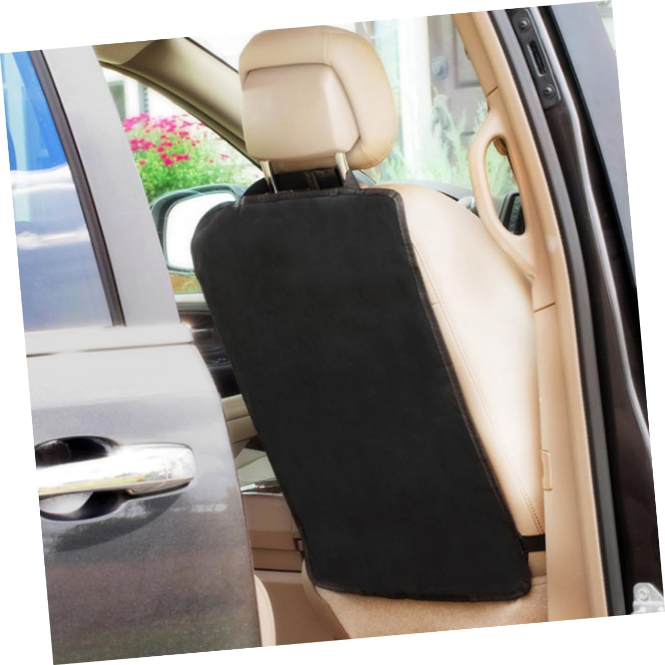 Totority 3pcs Car Seat Back Protector Kick Mats Scratch Cover for Dirt Mud Fit for Vehicle Types