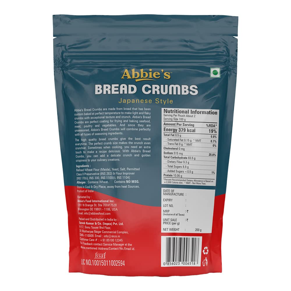 Abbie's Panko Breadcrumbs 1000 g (200 g X 5 Units) - Image 2 thumbnail
