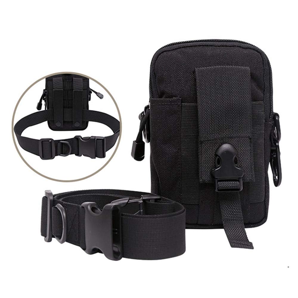 Bolsa de Muslo Mens Impermeable Paquete de la Cintura Bolsa usos múltiples for el Ciclismo al Aire Libre Que va excursión Alpinismo Esquí Trekking para Uso Diario(marrón)