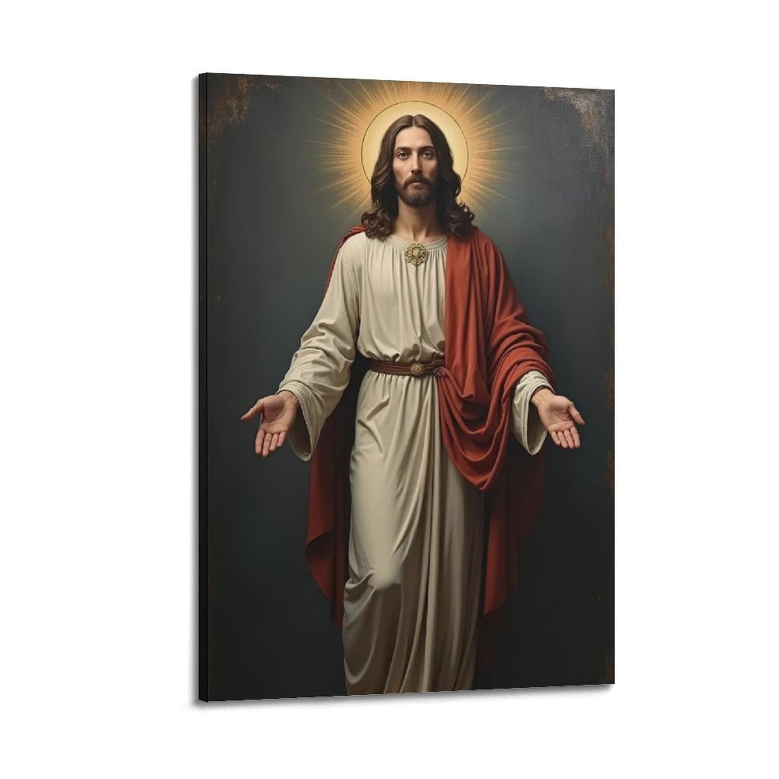 Poster chrétien Jésus Toile Déco Chambre 30x45cm - 5