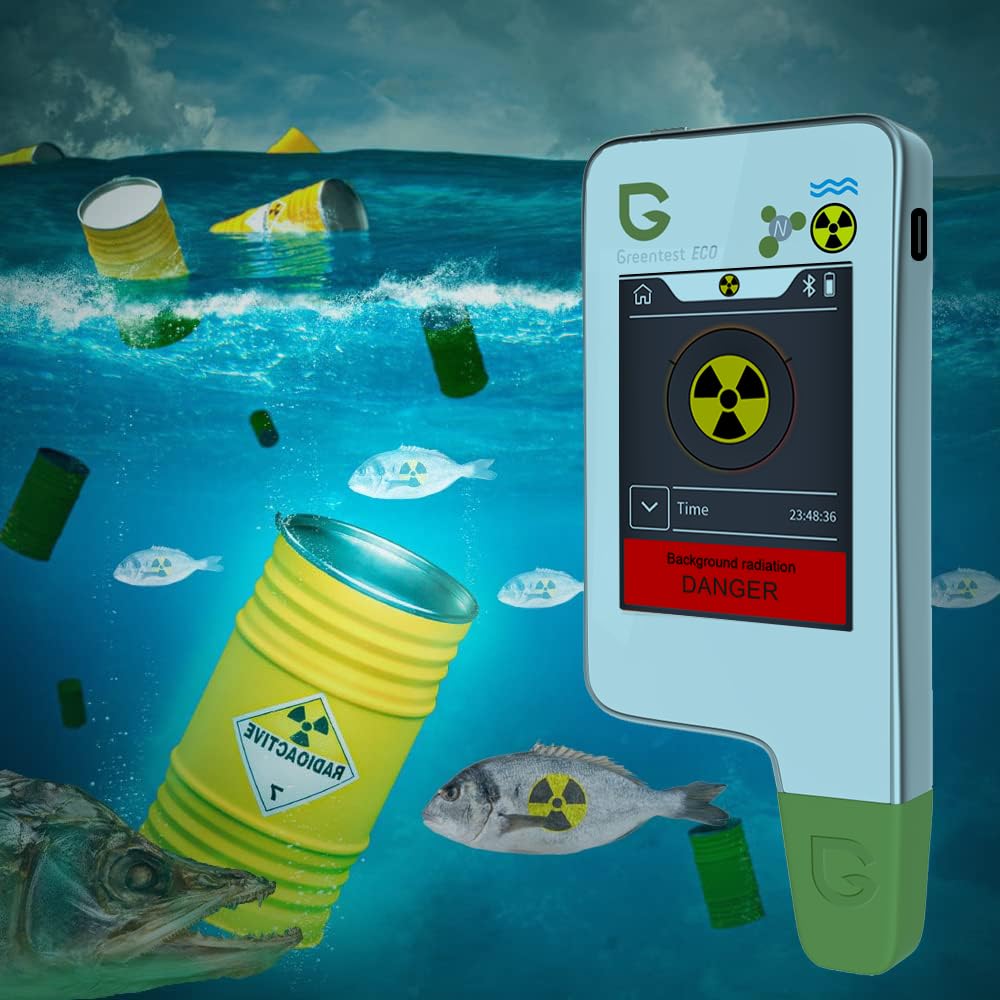 Greentest eco 6 Nitrate Tester pour légumes, fruits, viande, poisson, dureté du compteur d'eau TDS PPM, détecteur de rayonnement Geiger Counter