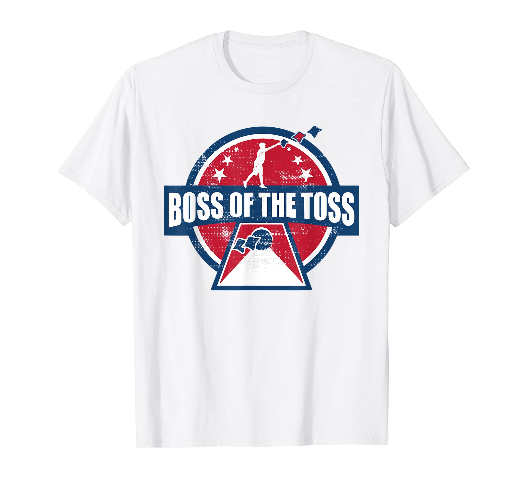 Boss Of The Toss Cornhole Dad Cornhole Mom Champ Champion T-Shirt