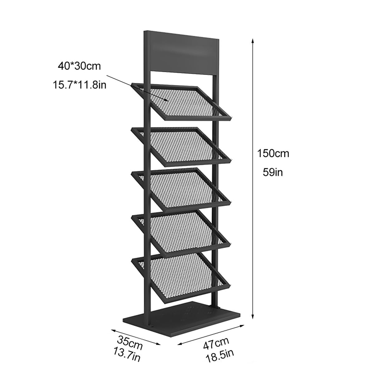 LLYLAFDC 5-Tier Metal Ceramic Tile Display Rack, Floor-Standing Large Wooden Floor Sample Holder For Wood Floor Shows Organizer Shelves(Gold,13.7 * 18.5in)