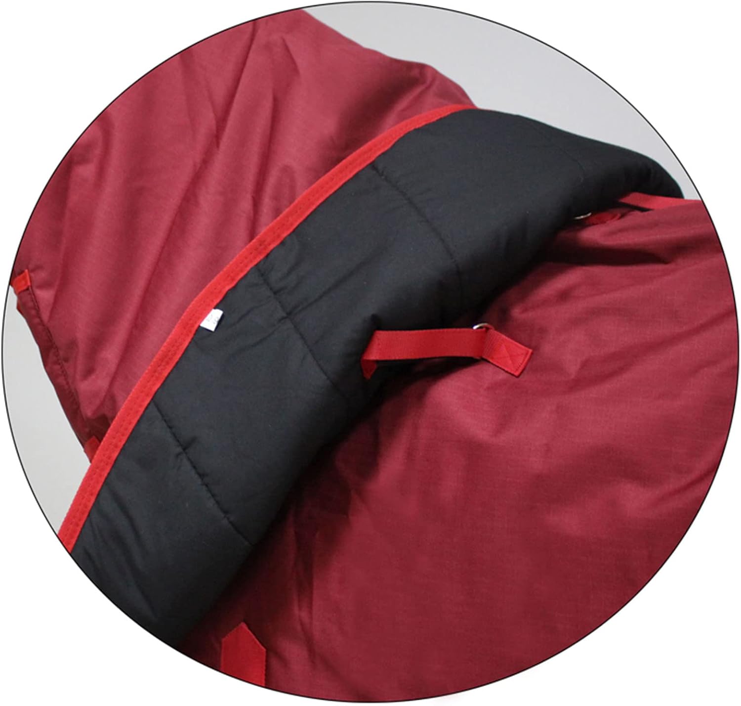 KLUFO Lightweight Turnout Horse Paddock Blanket,Winter Warm Breathable Horse Blanket with Detachable Neck &Tail Cover,Waterproof Horse Rain Sheet,for Horse Clubs/Riding Competitions(155cm)