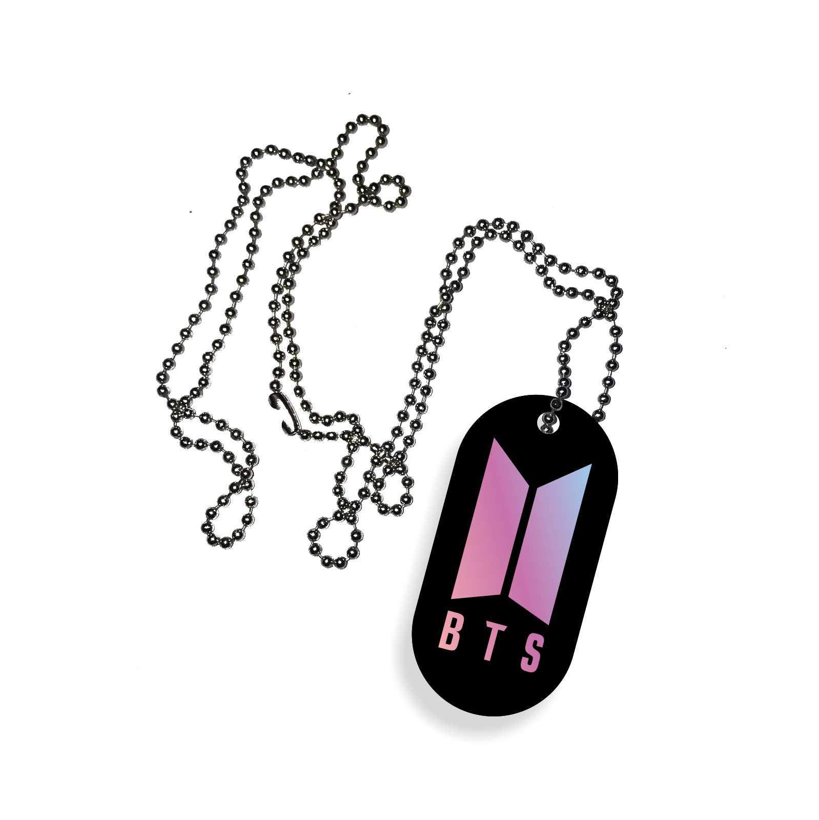 FMstyles - BTS Color Logo Metal Locket - FMS254