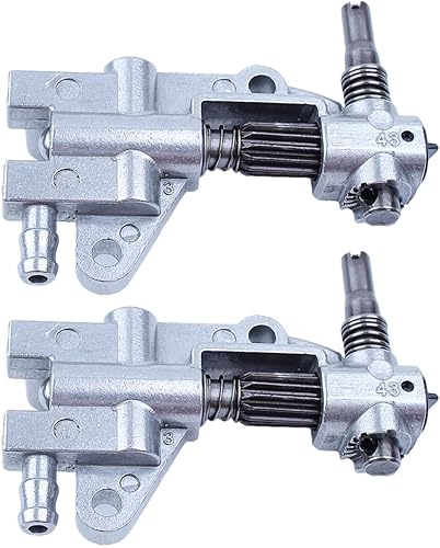 Miniatura 2 de Fricgore Piezas de repuesto para bomba de aceite de 2 piezas para motosierra china 4500 5200 5800 45cc 52cc 58cc motosierra recambio Moto Sierra