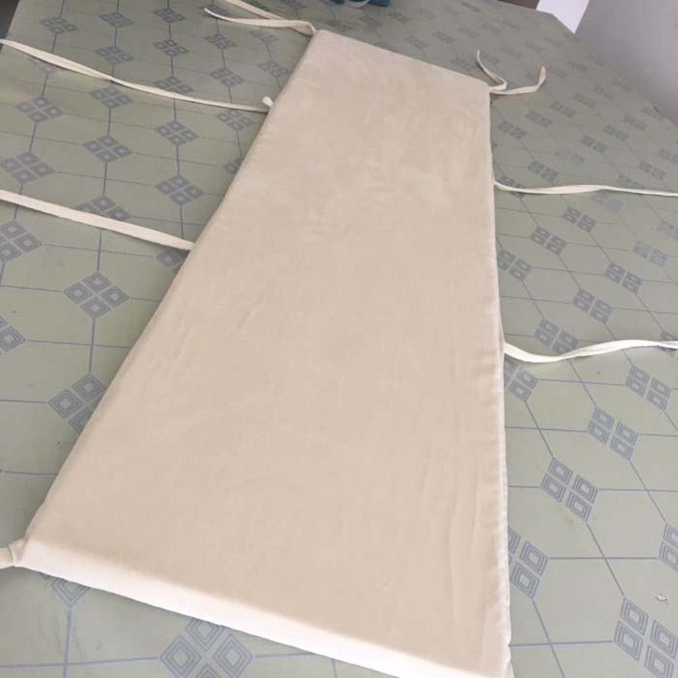 Cuscino antiscivolo per panca e panca da pranzo a 2/3 posti, extra largo, per uso interno ed esterno, perfetto per patio e altalena, 180 x 30 x 5 cm
