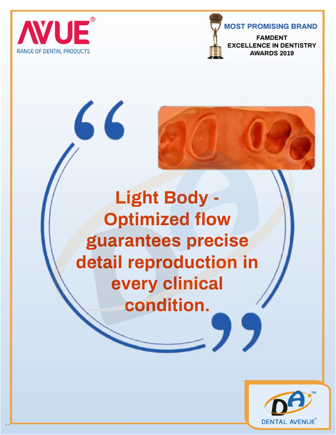 Avue Gum Light Body A-Silicone Impression Material 1
