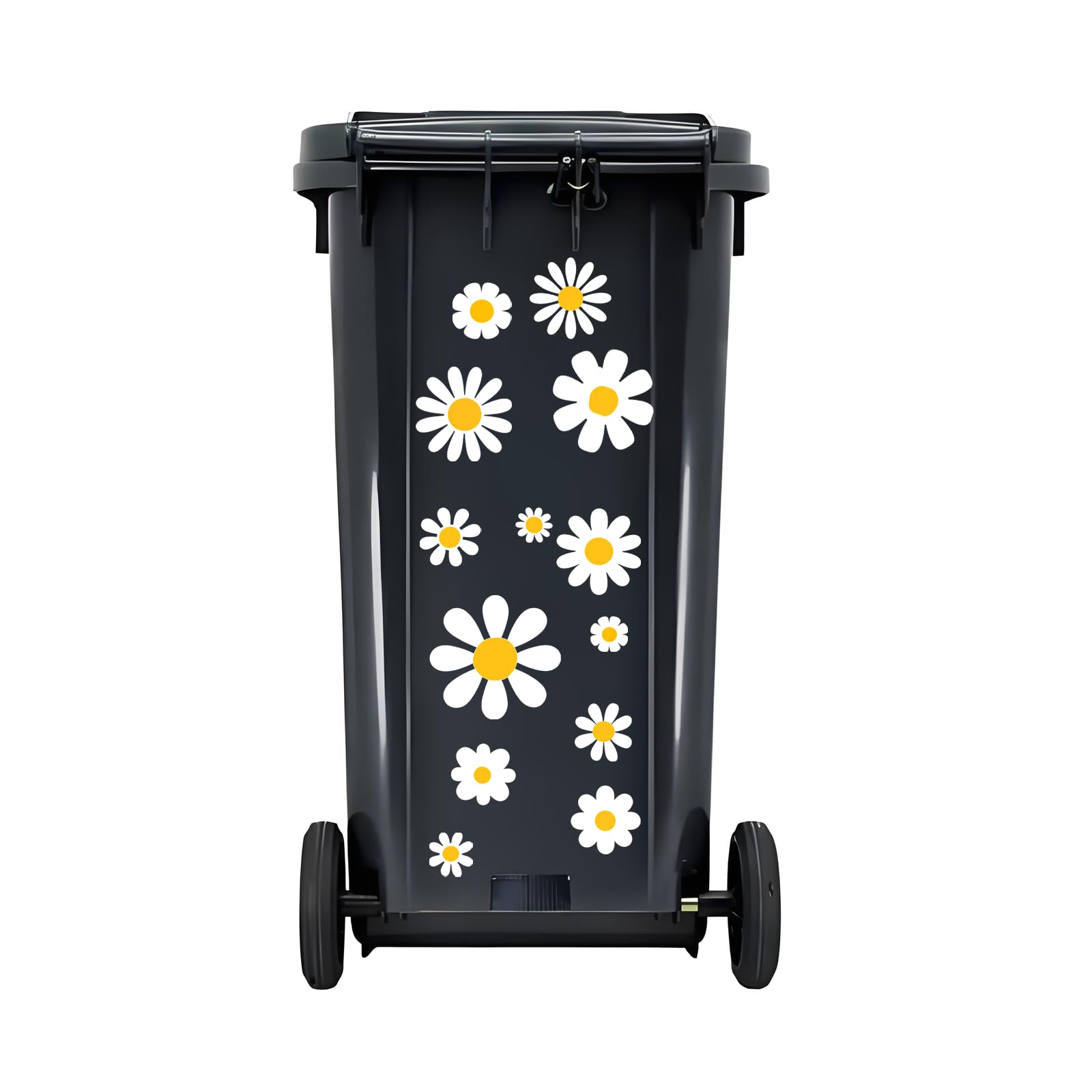 82 szt. Naklejki samochodowe, Daisy Flower Dekoracyjne naklejki samochodowe Naklejki samochodowe Naklejki winylowe Samoprzylepne naklejki ścienne dla pojazdów terenowych