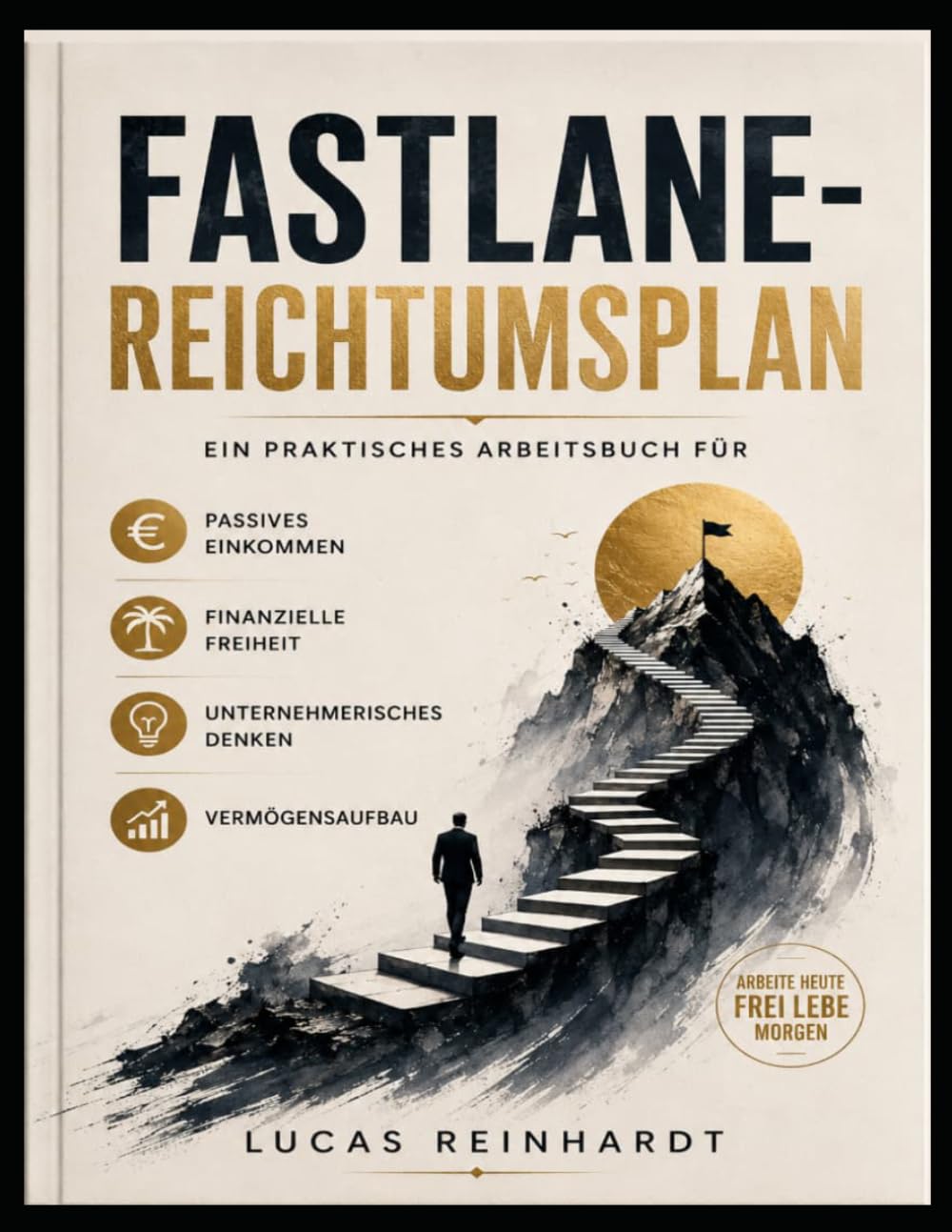 Fastlane-Reichtumsplan: Ein praktisches Arbeitsbuch für passives Einkommen, finanzielle Freiheit, unternehmerisches Denken und Vermögensaufbau