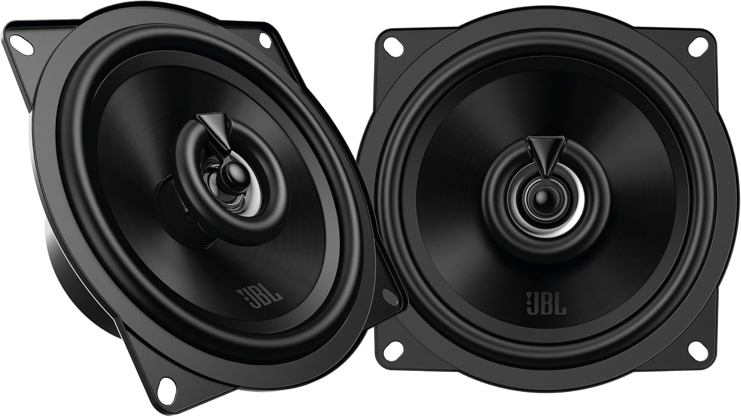 JBL Stage2 55F Gen2 5,25 in / 13 cm Altavoces Coche Coaxiales | 50 W RMS / 400 W pico, 4 Ohm, 89 dB, 75 Hz-20 kHz - altavoces coaxiales 2 vías - cono Plus One - tweeter PEI cúpula