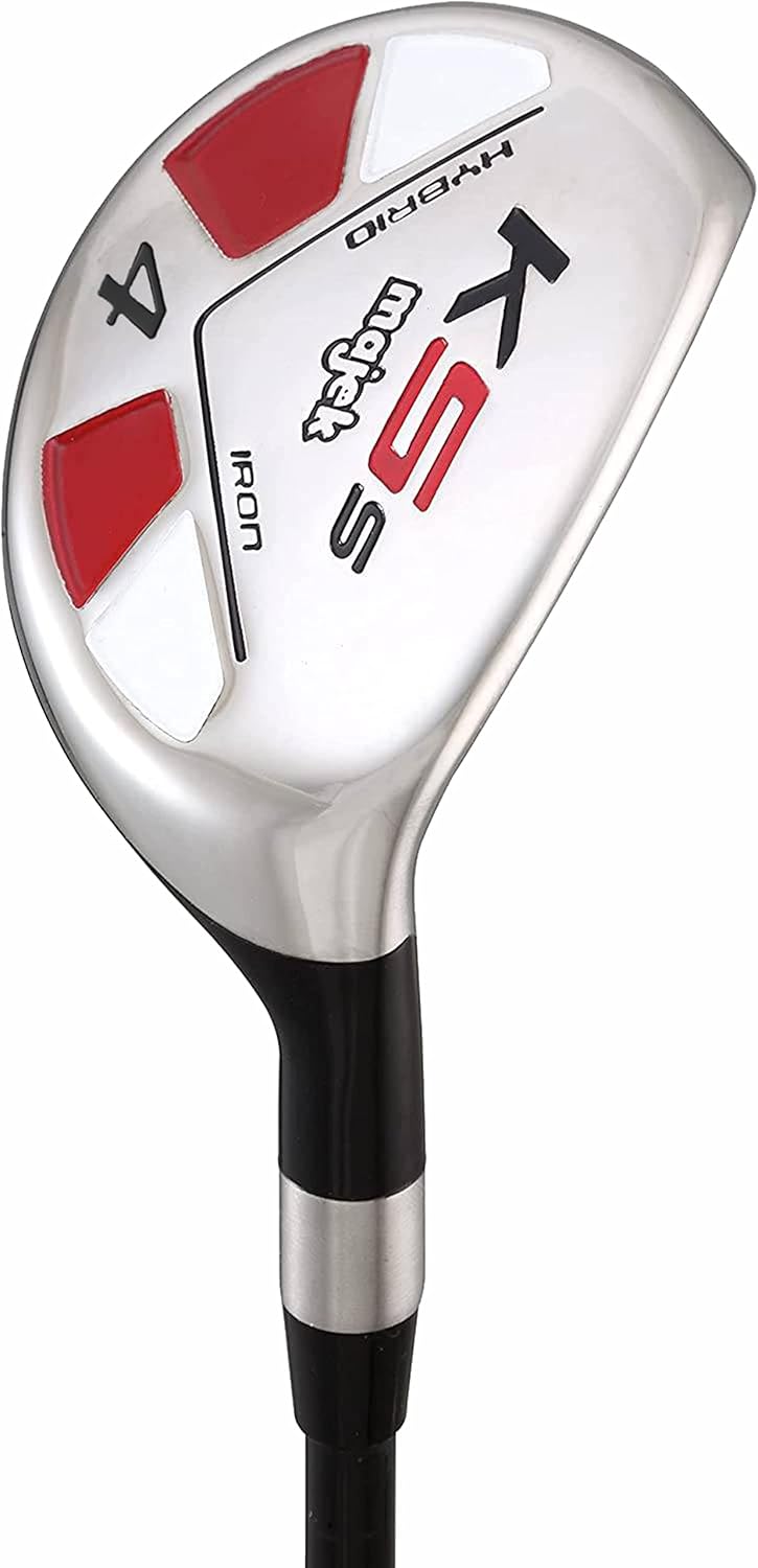 Majek Golf Senior Men's #4 Hybrid Senior Flex Right Handed Utility A Flex Club with Premium Men's Arthritic Grip
