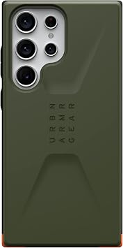 URBAN ARMOR GEAR UAG Designed for Samsung Galaxy S23 Ultra Case 6.8 Civilian Olive Drab Green - Premium Rugged Slim Fit Shockproof Impact Resistant Protective Cover