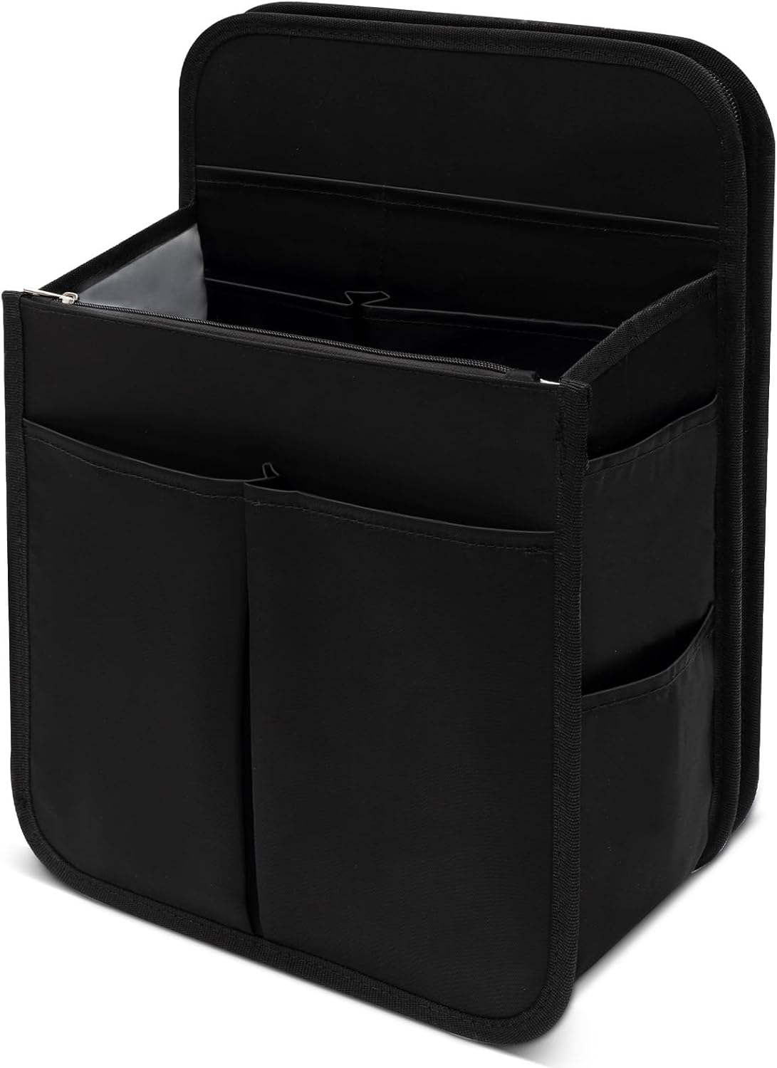 Yoillione Backpack Organizer Insert for Men and Women with Base Shaper - Lightweight Bag Organizer with High Capacity, 17 Pockets with Zipper (13'' Height, Black) - Image 8