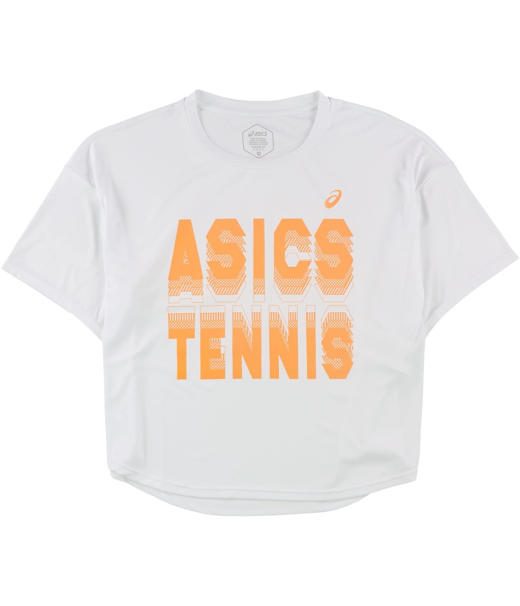 Womens Tennis Graphic T-Shirt, White, X-Small