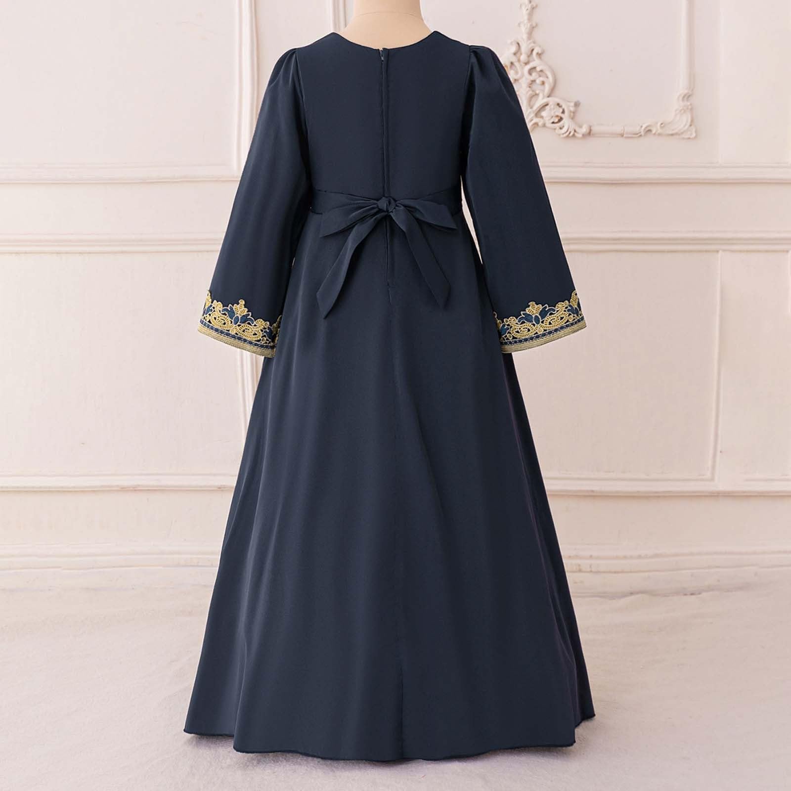 Generisch Robe Abaya élégante 2026 pour filles pour les occasions festives, par exemple pour baptême ou soirée