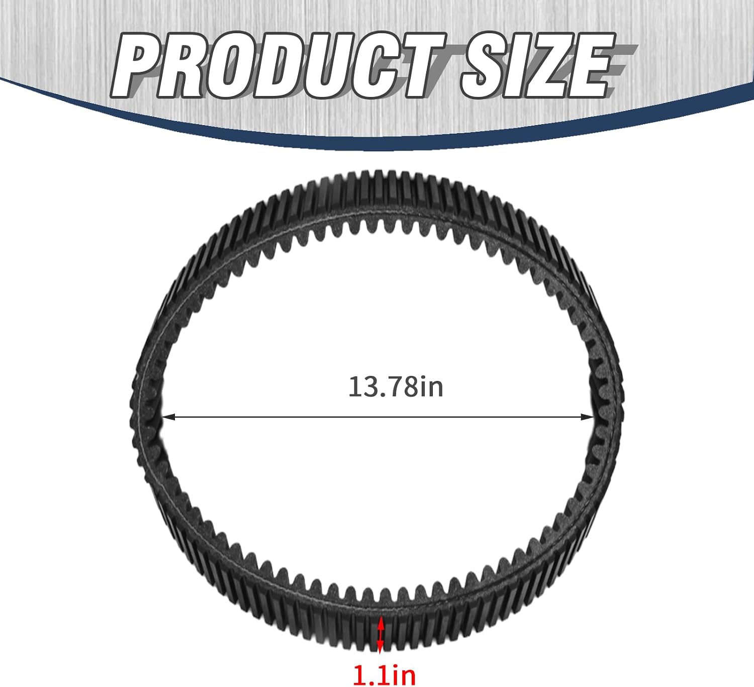 EATAKWARD 59011-0003 Heavy Duty Drive Belt Replacement for Kawasaki Brute Force 750 650 KFX700 Prairie 360 650 700 Teryx 750 Replaces# 19C3218, 59011-0019, 59011-108, UXP450, UHQ450, UA450