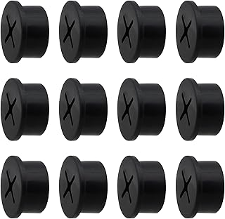 Desk Grommet, 3/4 Inch Flexible Rubber Grommets, Silicone Cable Cord Grommet Wire Hole Cover for Desk, Table and Other Furnitures(12 Pack)