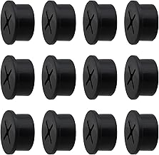 Desk Grommet, 3/4 Inch Flexible Rubber Grommets, Silicone Cable Cord Grommet Wire Hole Cover for Desk, Table and Other Furnitures(12Pack)