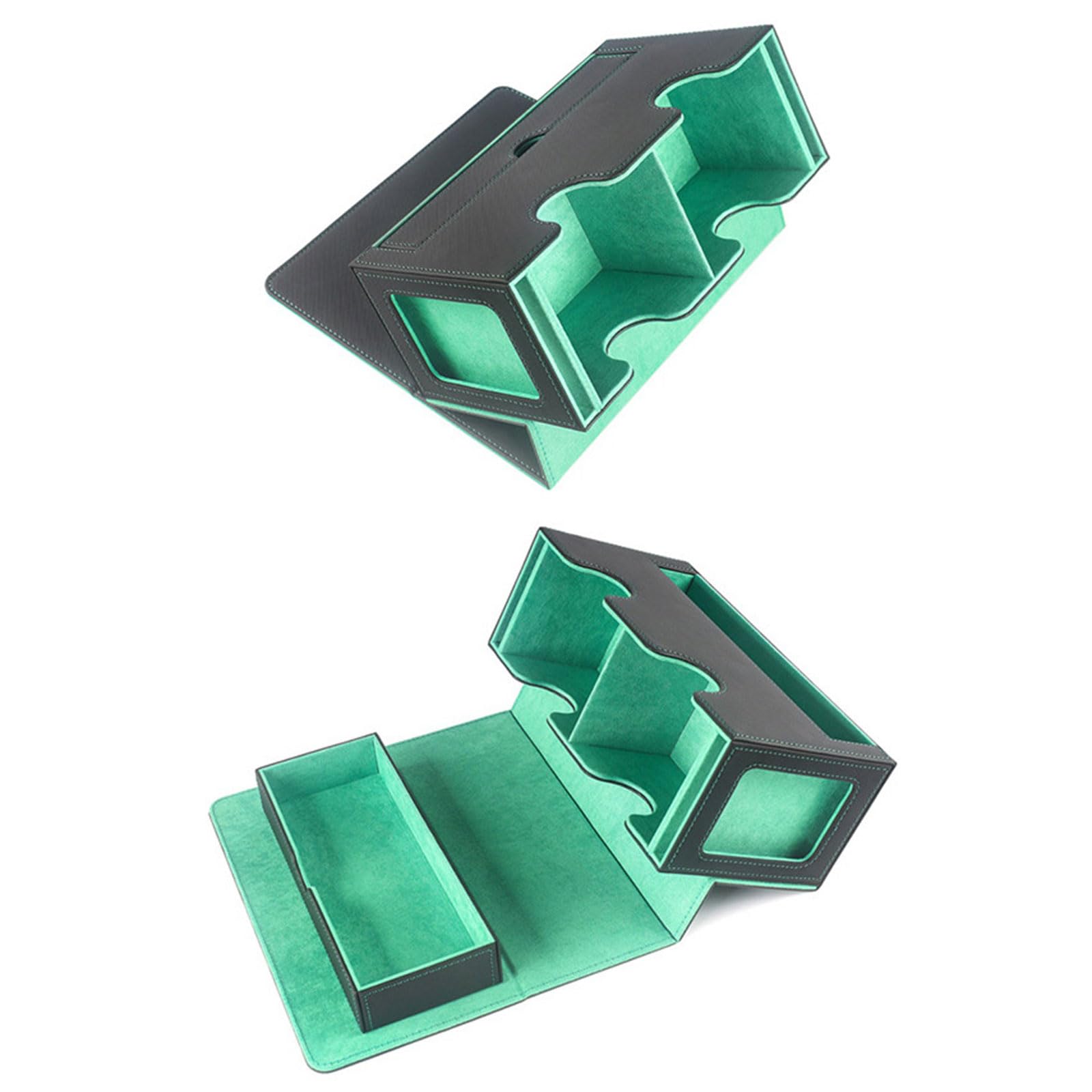 Aufbewahrungsbox für Sammelkartendecks, Black khaki