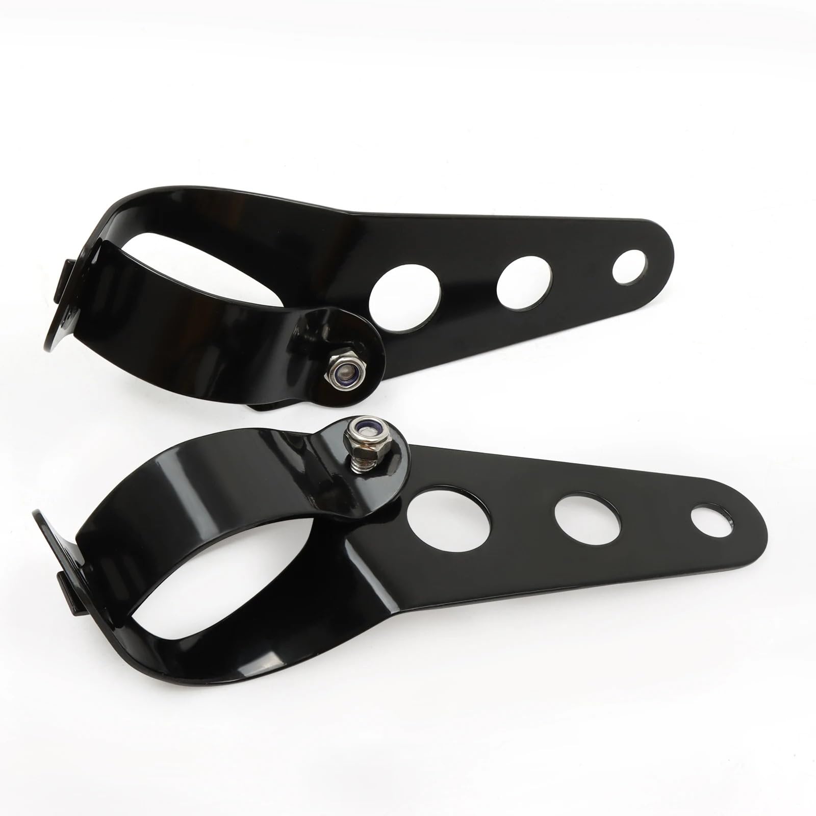 Ouqaerm 28Mm-37Mm Fit For Ho&Nda Bobber Racer Kz1000 1100 26Mm-37Mm Fork Tube Universal Motorcycle Headlight Mount Bracket Headlamp Bracket(28Mm-37Mm)