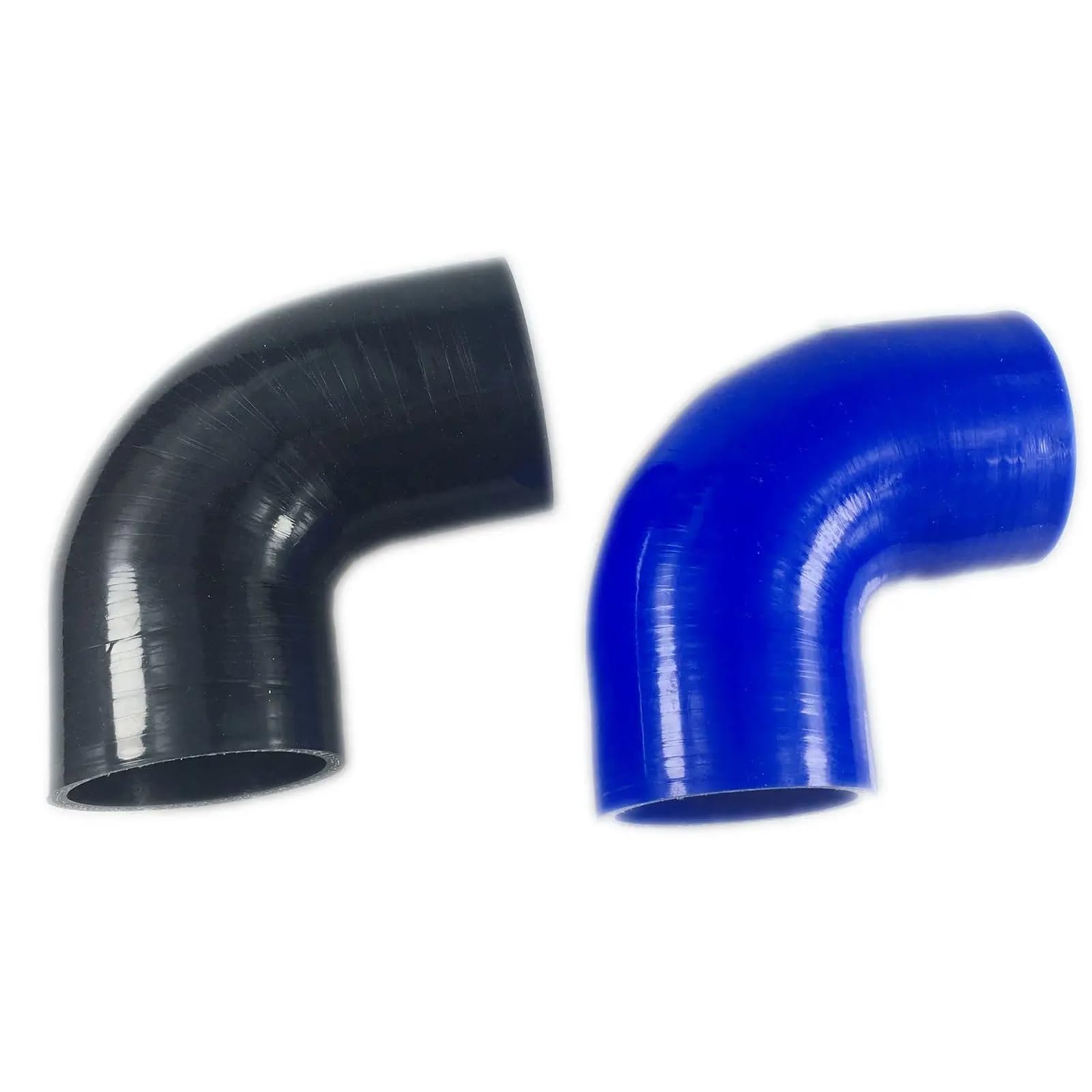 Przewody węże ciśnieniowe Uniwersalny 2,0",5",75" 3" 51mm 63mm 70mm 76mm 89mm 102mm 90-stopniowy silikonowy wąż dolotowy Turbo Couple(Black,102mm)