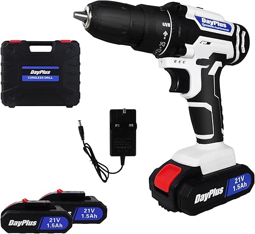 Juego de taladro inalámbrico, juego de destornilladores eléctricos, juego de taladro eléctrico inalámbrico, diseñado con mango antideslizante,