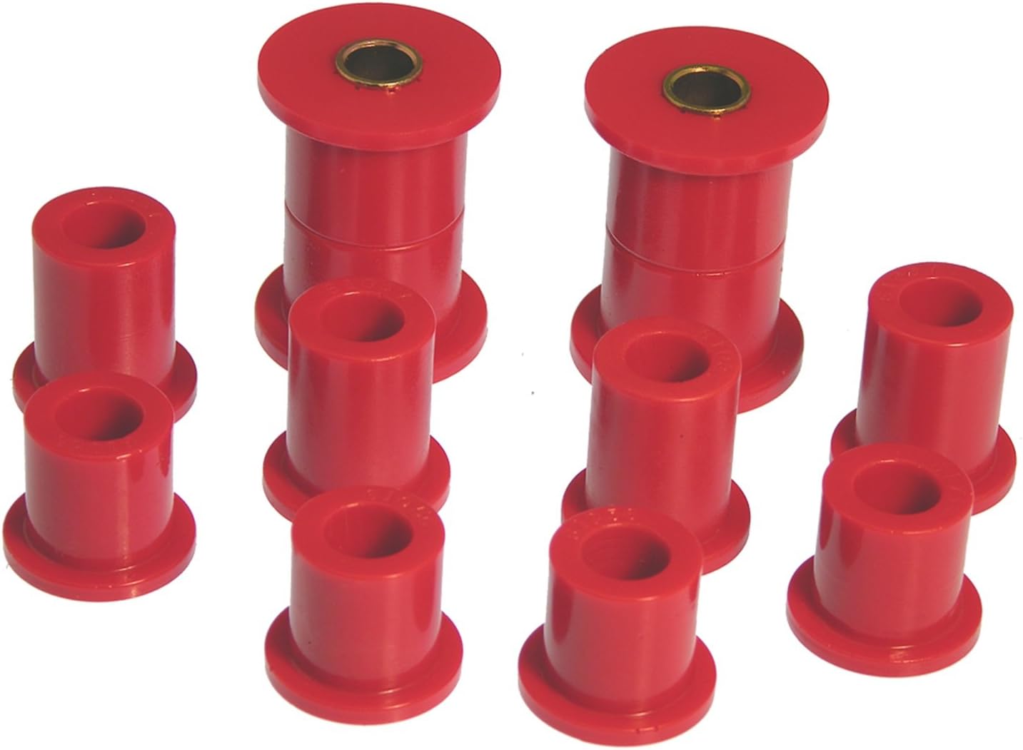 PROTHANE (18-1005) Rear Spring & Shackle Bushings - Red compatible w Toyota Truck 2wd 89-95