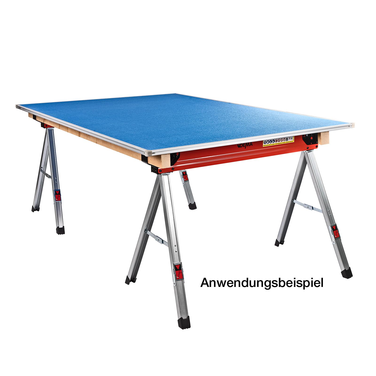 2 x Metall Arbeitsbock Klappbock Stützbock Unterstellbock Böcke Set belastbar je Bock 500 kg