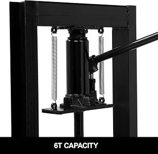 TUFFIOM 6-Ton Hydraulic Shop Press with Press Plates