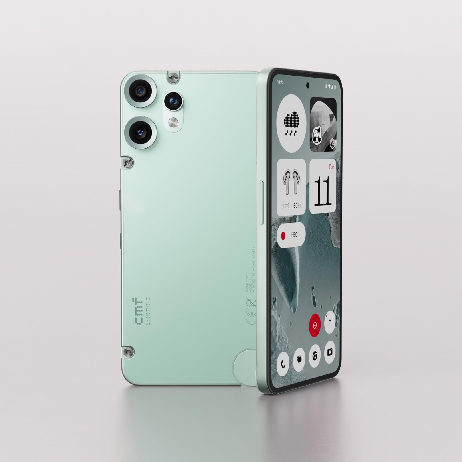 CMF Phone 2 Pro 128GB – Smartphone 5G con Fotocamera da 50MP e Zoom 20x, Display AMOLED FHD+ 6,77" a 120Hz, Batteria da 5000mAh e Nothing OS 3.2 – Verde chiaro