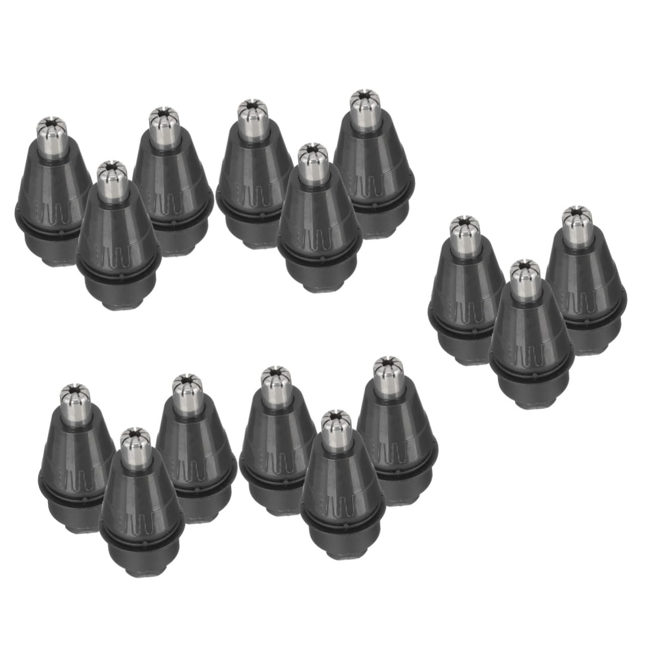 FRCOLOR 15pezzi Ricambio Per Regolabarba e Rifinitore Naso Trimming Sturdy e Compatibili Elettrici Per e Personale