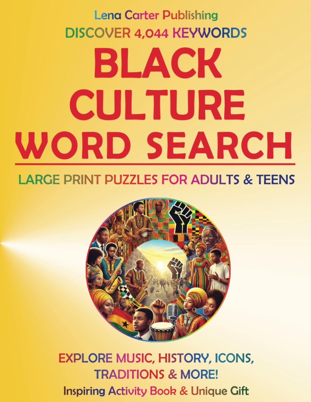 BLACK CULTURE WORD SEARCH: Celebrate Black Heritage - Large Print ...